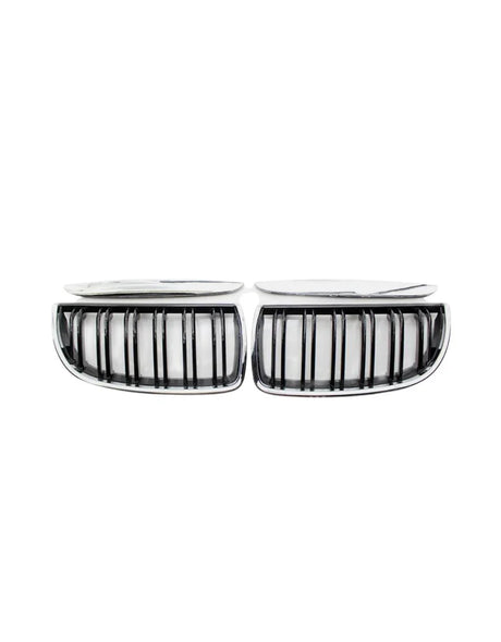 BMW Serie 3 E90 E91 05-08 Griglia Radiatore Nero Cromato - autorivallo