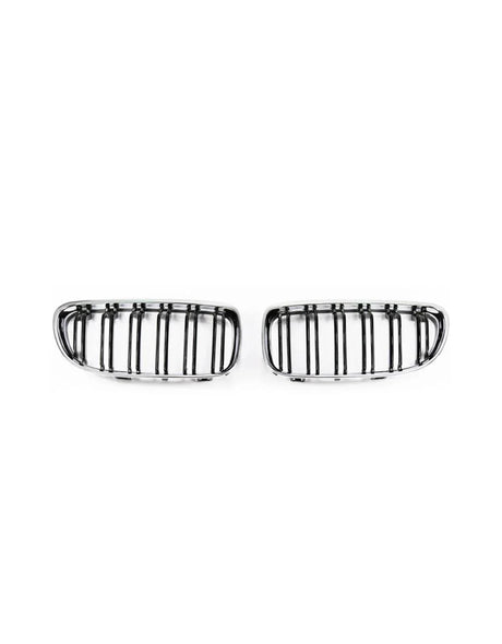 BMW 3 E90 E91 08-12 Griglia Radiatore M Look Nero Cromato - autorivallo
