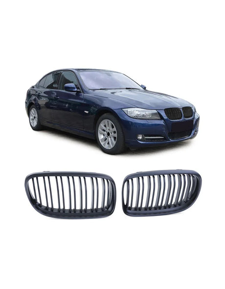 BMW Serie 3 E90 E91 08-12 Griglia Radiatore M Nero Opaco - autorivallo