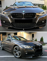 BMW Serie 3 F30 F31 2015-2019 Griglia Doppia Striscia M Look - autorivallo