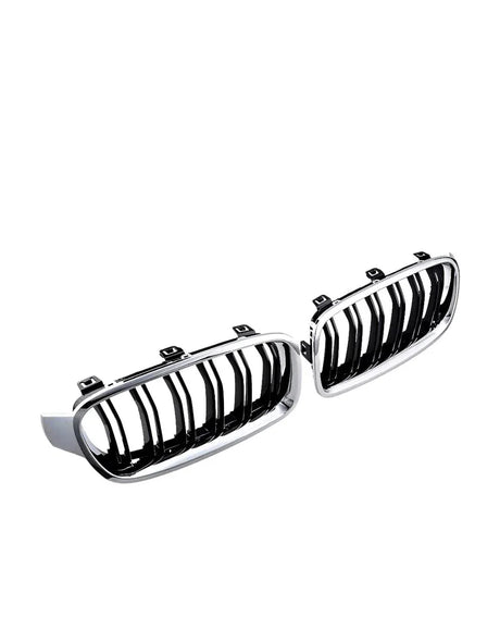BMW Serie 3 F30 F31 11-19 Griglia Radiatore Nero Cromato - autorivallo