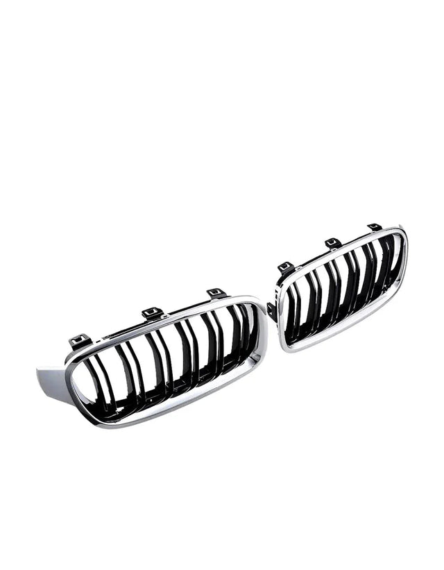 BMW Serie 3 F30 F31 11-19 Griglia Radiatore Nero Cromato - autorivallo