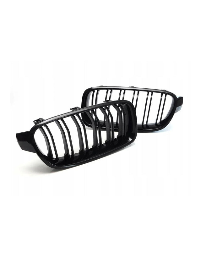 BMW Serie 3 F30 F31 2011-2015 Griglia Doppia Striscia M Look - autorivallo