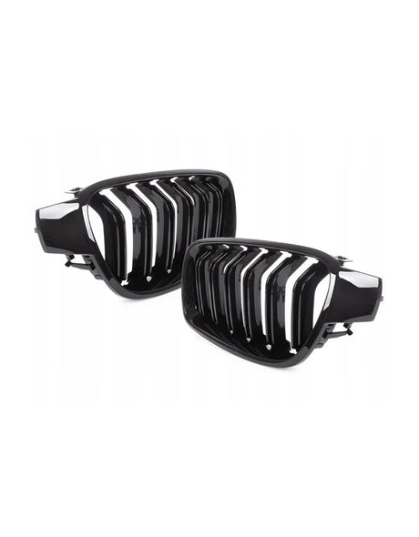 BMW Serie 3 F30 F31 2011-2015 Griglia Doppia Striscia M Look - autorivallo