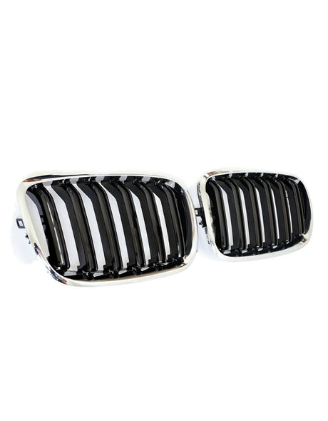 BMW X5 E70 2007-2013 Griglia Radiatore M Look Nero Cromato - autorivallo