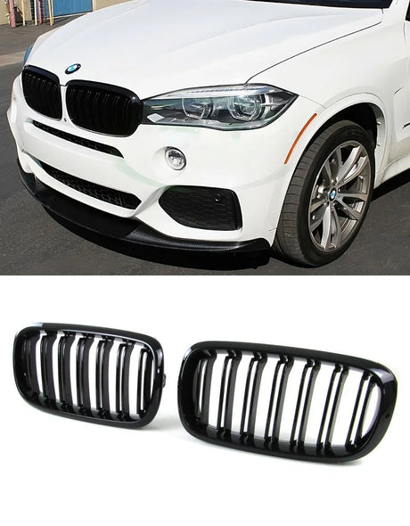 BMW X5 F15 2013-2018 Griglia Anteriore M Look Nero Lucido - autorivallo