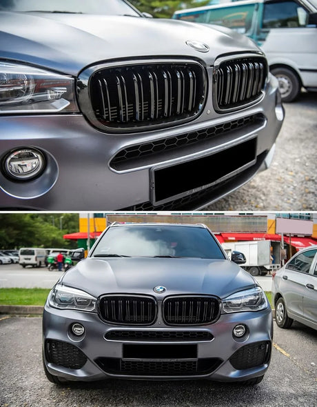 BMW X5 F15 13-18 Griglia Anteriore M Look Doppia Striscia - autorivallo