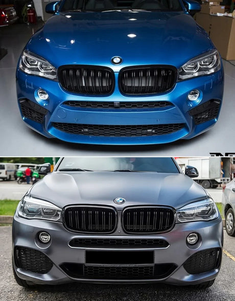 BMW X5 F15 13-18 Griglia Anteriore M Look Doppia Striscia - autorivallo