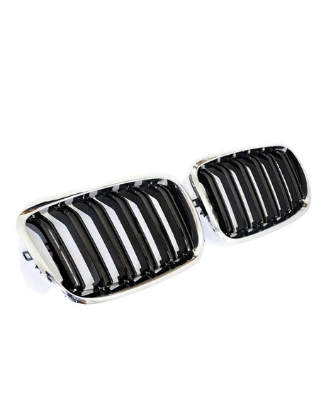 BMW X6 E71 2008-2014 Griglia Radiatore M Look Nero Cromato - autorivallo