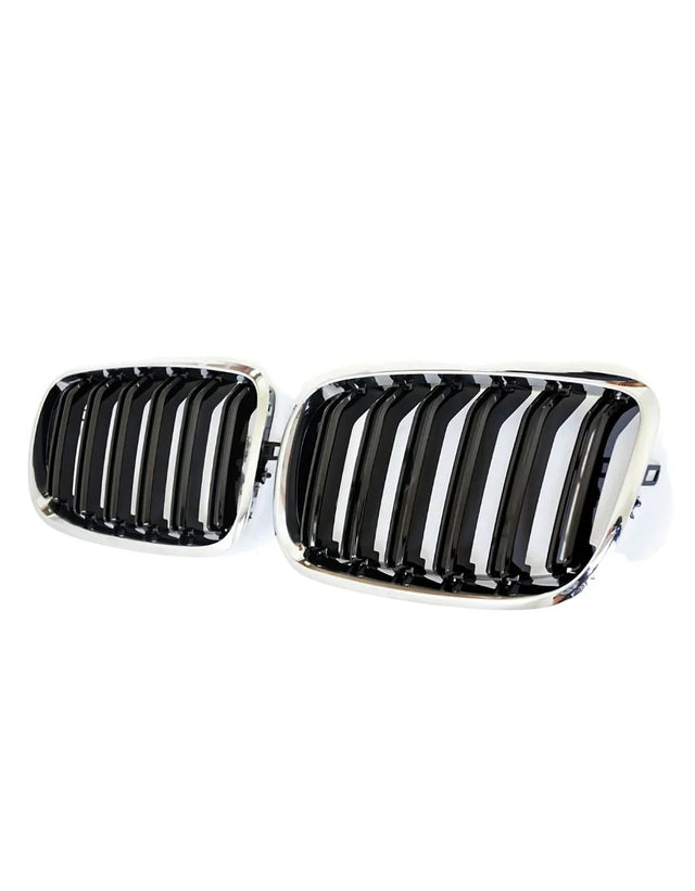 BMW X6 E71 2008-2014 Griglia Radiatore M Look Nero Cromato - autorivallo