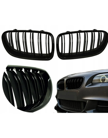 BMW Serie 5 F10 F11 2010-2017 Griglia M Look Nero Lucido - autorivallo
