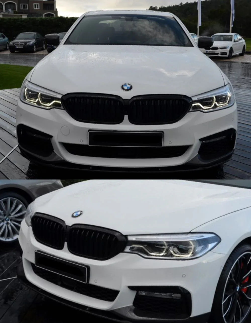 BMW 5 G30 G31 2017-2020 Griglia Anteriore M Look Nero Opaco - autorivallo