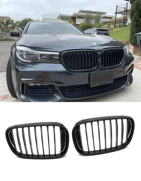 BMW 7 G11 G12 2015-2019 Griglia Anteriore M Look Nero Lucido - autorivallo