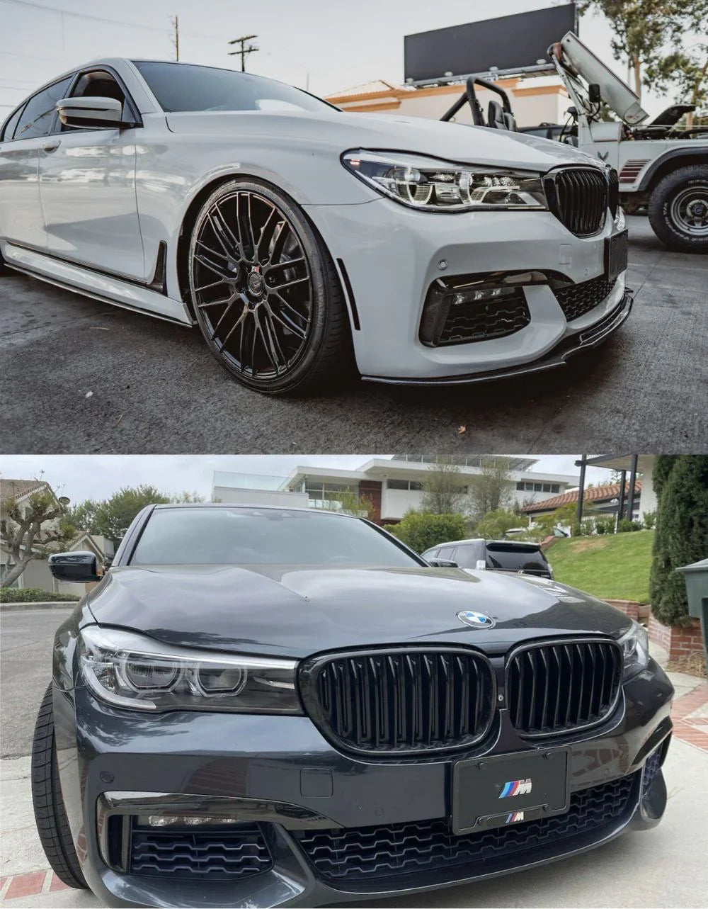 BMW 7 G11 G12 2015-2019 Griglia Anteriore M Look Nero Lucido - autorivallo