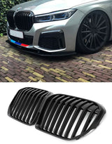 BMW 7 G11 G12 2019- Griglia Anteriore M Look Nero Lucido - autorivallo