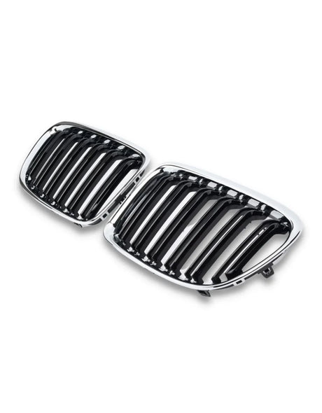 BMW X1 E84 2009-2015 Griglia Radiatore M Look Nero Cromato - autorivallo
