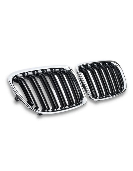 BMW X1 E84 2009-2015 Griglia Radiatore M Look Nero Cromato - autorivallo