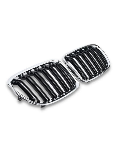 BMW X1 E84 2009-2015 Griglia Radiatore M Look Nero Cromato - autorivallo