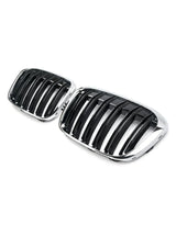 BMW X1 F48 2015-2019 Griglia Radiatore M Look Nero Cromato - autorivallo