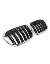 BMW X1 F48 2015-2019 Griglia Radiatore M Look Nero Cromato - autorivallo