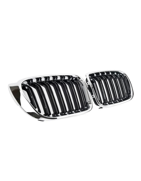BMW X3 F25 2014-2017 Griglia Radiatore M Look Nero Cromato - autorivallo