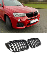 BMW X3 F25 2014-2017 Griglia Anteriore M Look Nero Lucido - autorivallo