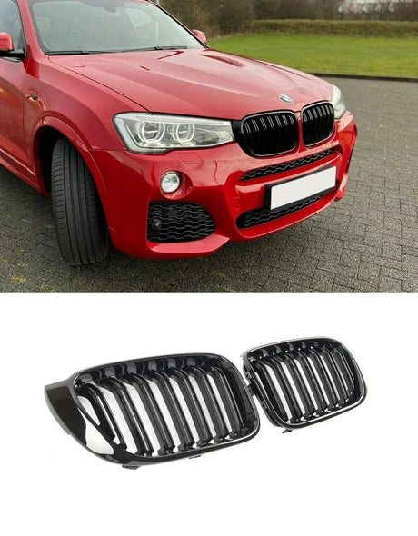 BMW X3 F25 2014-2017 Griglia Anteriore M Look Nero Lucido - autorivallo
