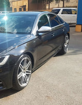 Audi A6 4G C7 2011-2017 Calotte Specchietti S-Line Satinate - autorivallo