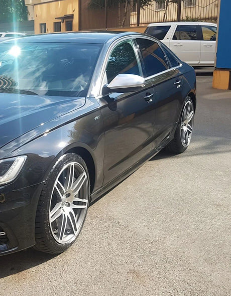 Audi A6 4G C7 2011-2017 Calotte Specchietti S-Line Satinate - autorivallo