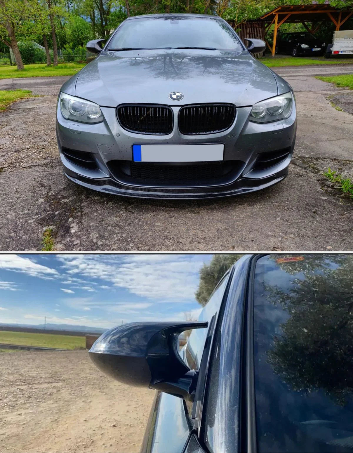 BMW Serie 3 E91 2008-2012 Calotte Specchietti M Sport Nero - autorivallo
