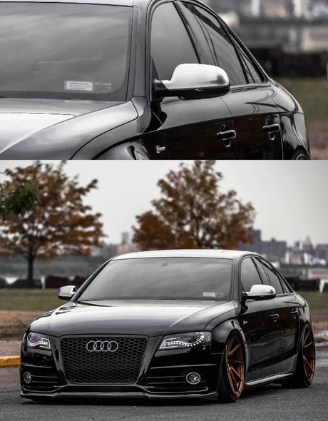 AUDI A3 8P A4 B8 A5 8T Calotte Specchietti Argento Opaco - autorivallo