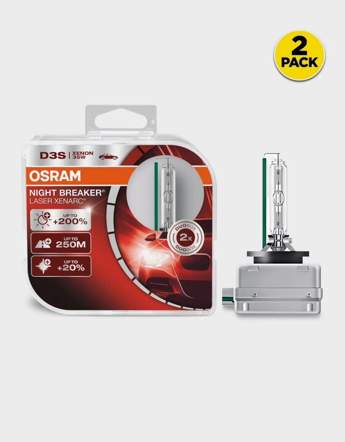 Porsche Cayenne 2015-2018 D3S OSRAM Night Breaker Laser 200% - autorivallo