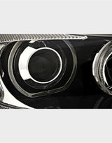 BMW Serie 3 E90 E91 2008-2011 Fari Anteriori Angel Eyes LED - autorivallo