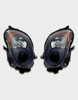 Alfa Mito 2008-2018 Fari Anteriori Lenticolare Blu Scuro - autorivallo