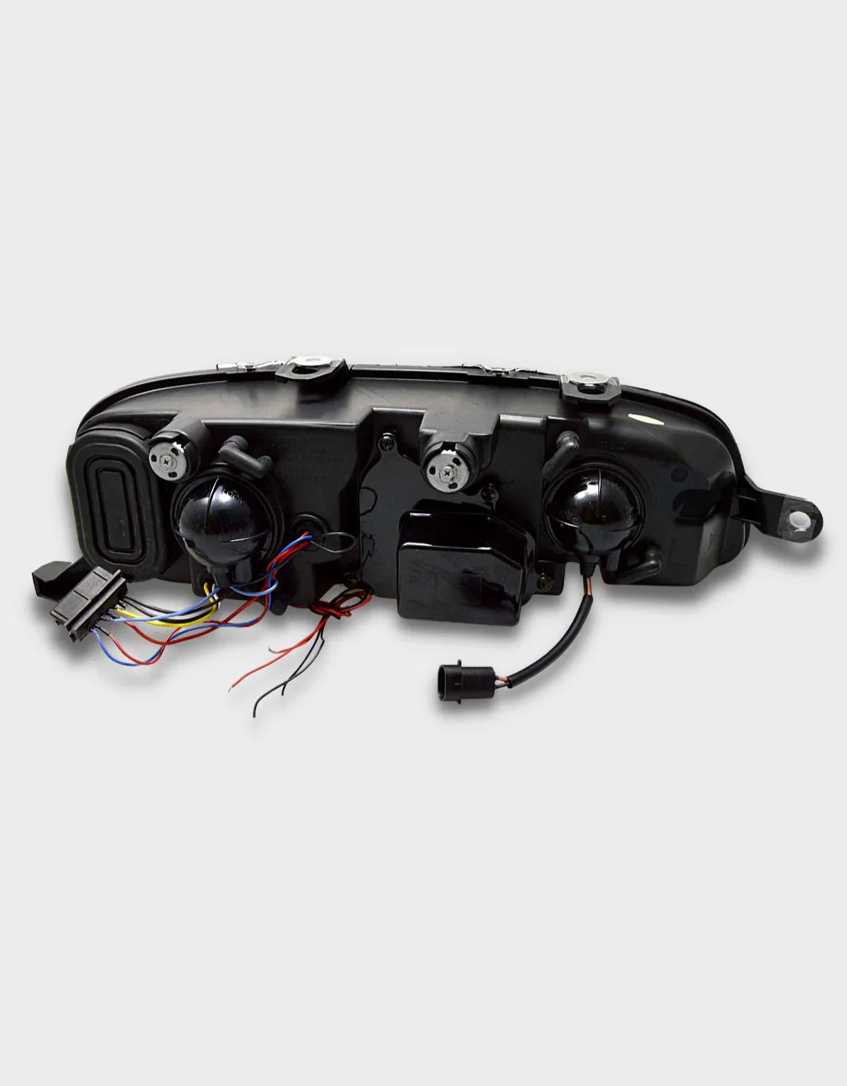 Fiat Punto 2 1999-2003 Fari Anteriori Angel Eyes LED Cromati - autorivallo