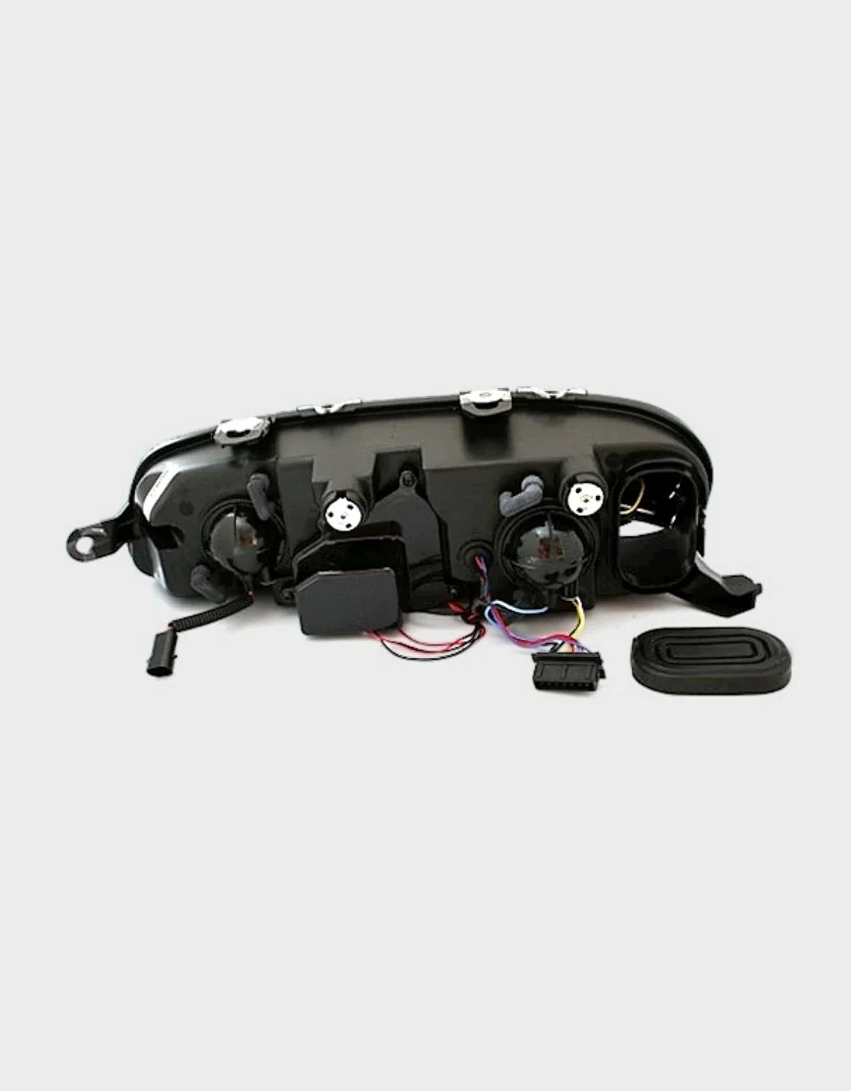 Fiat Punto 2 1999-2003 Fari Anteriori Angel Eyes a LED Nero - autorivallo