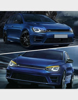 VW Golf 7 2012-2017 Fari Anteriori Full LED in Ottica Golf 8 - autorivallo