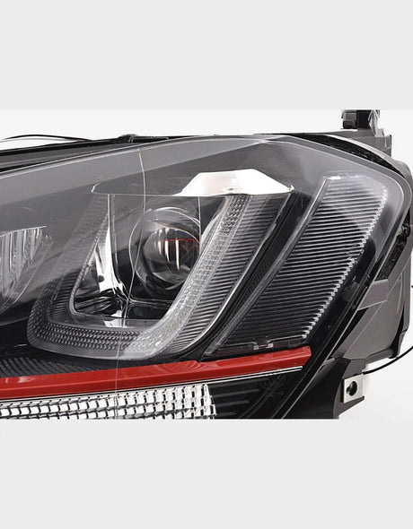 VW Golf 7 2012-2017 Fari Anteriori GTI Look Luci Diurne LED - autorivallo