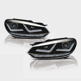VW Golf 6 2008-2012 Osram Fari Anteriori Full LED R-Line Look - autorivallo