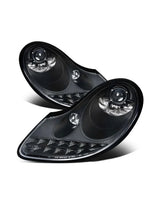 Porsche Boxster 911 1996-2004 Fari Anteriori LED Nero Lucido - autorivallo
