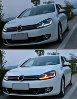 VW Golf 6 2008-2012 Fari Anteriori LED Dinamiche G7.5 Look - autorivallo