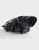 Mercedes C W204 07-10 Fari Anteriori Luci Diurne LED - Nero - autorivallo