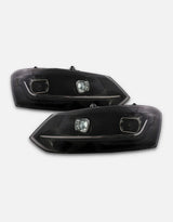 VW Polo 6R 6C 2009-2017 Fari Anteriori LED R-Line Look - autorivallo