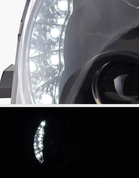 Alfa Mito 2008-2018 Fari Anteriori Luci Diurne a LED Nero - autorivallo