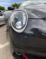 Alfa Mito 2008-2018 Fari Anteriori Luci Diurne a LED Nero - autorivallo