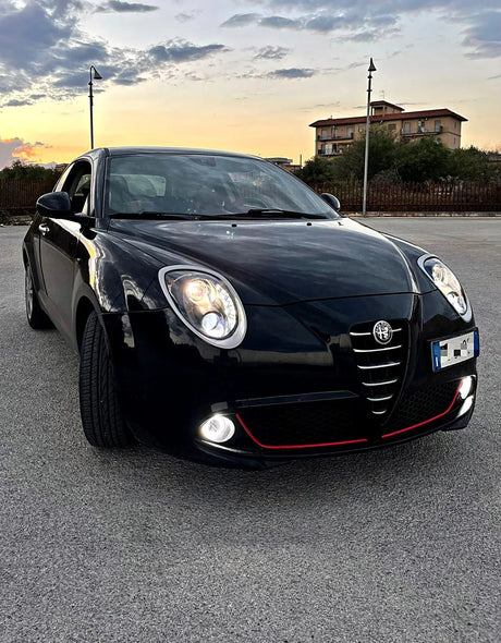 Alfa Mito 2008-2018 Fari Anteriori Luci Diurne a LED Nero - autorivallo