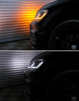 VW Golf 7.5 2017-2019 Fari Anteriori LED R-Line Design Nero - autorivallo