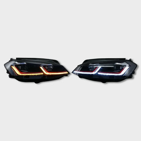 VW Golf 7.5 2017-2019 Fari Anteriori LED Dinamico Look GTI - autorivallo