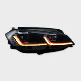 VW Golf 7.5 2017-2019 Fari Anteriori LED Dinamico Look GTI - autorivallo