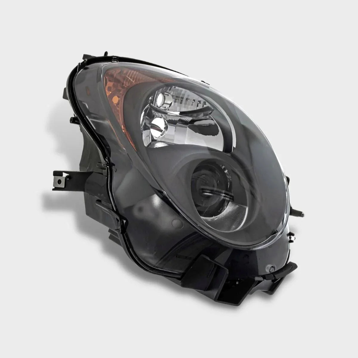 Alfa Mito 2008-2018 Fari Anteriori Fanali Xenon Look Nero - autorivallo